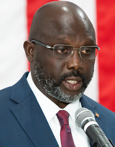 George Weah fénykép