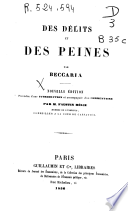 Des délits et des peines