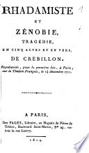 Rhadamiste et Zénobie