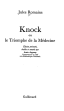 Knock ou le Triomphe de la médecine