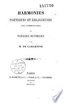 Harmonies poétiques et religieuses