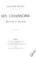Les Chansons des rues et des bois