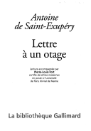 Lettre à un otage