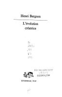 L’Évolution créatrice