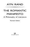 The Romantic Manifesto