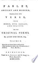 Fables, Ancient and Modern