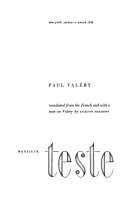 Monsieur Teste