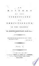An History of the Corruptions of Christianity