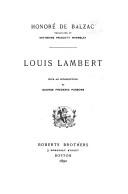 Louis Lambert