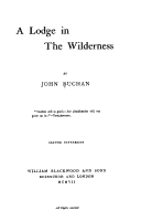 A Lodge in the Wilderness