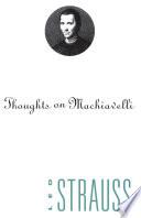 Thoughts on Machiavelli