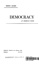 Democracy: An American Novel