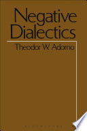 Negative Dialectics