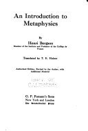 An Introduction to Metaphysics