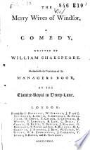 The Merry Wives of Windsor