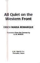 All Quiet on the Western Front