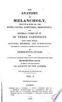 The Anatomy of Melancholy