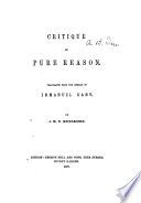 Critique of Pure Reason