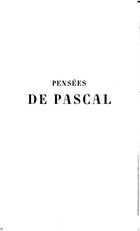 Pensées